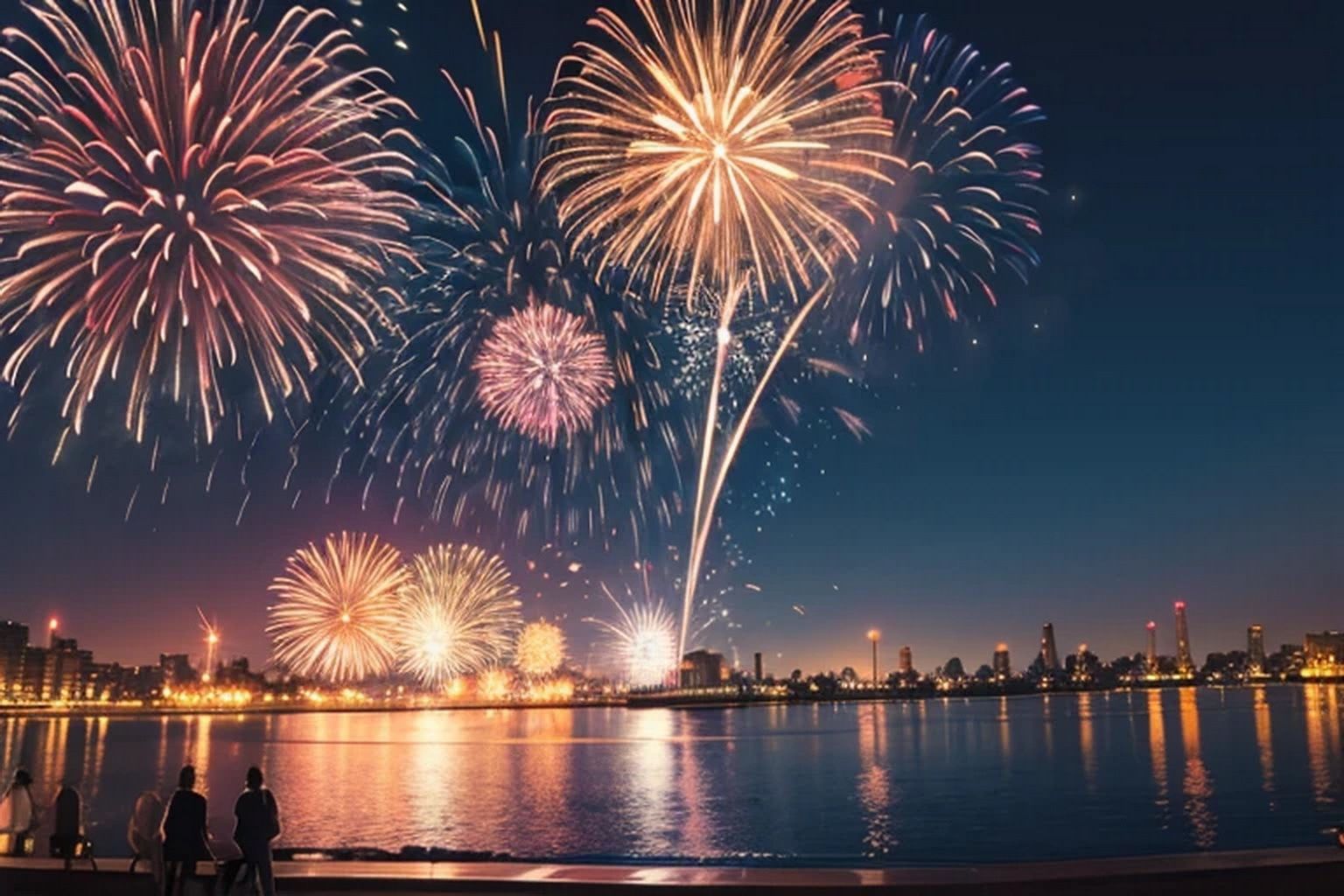 花火  背景素材 - サンプル画像 4