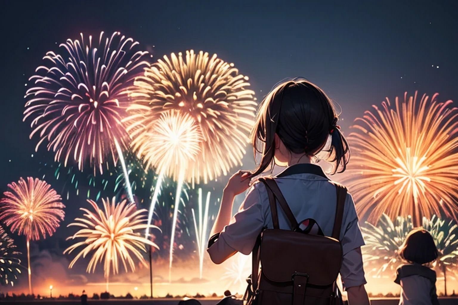 花火  背景素材 - サンプル画像 5