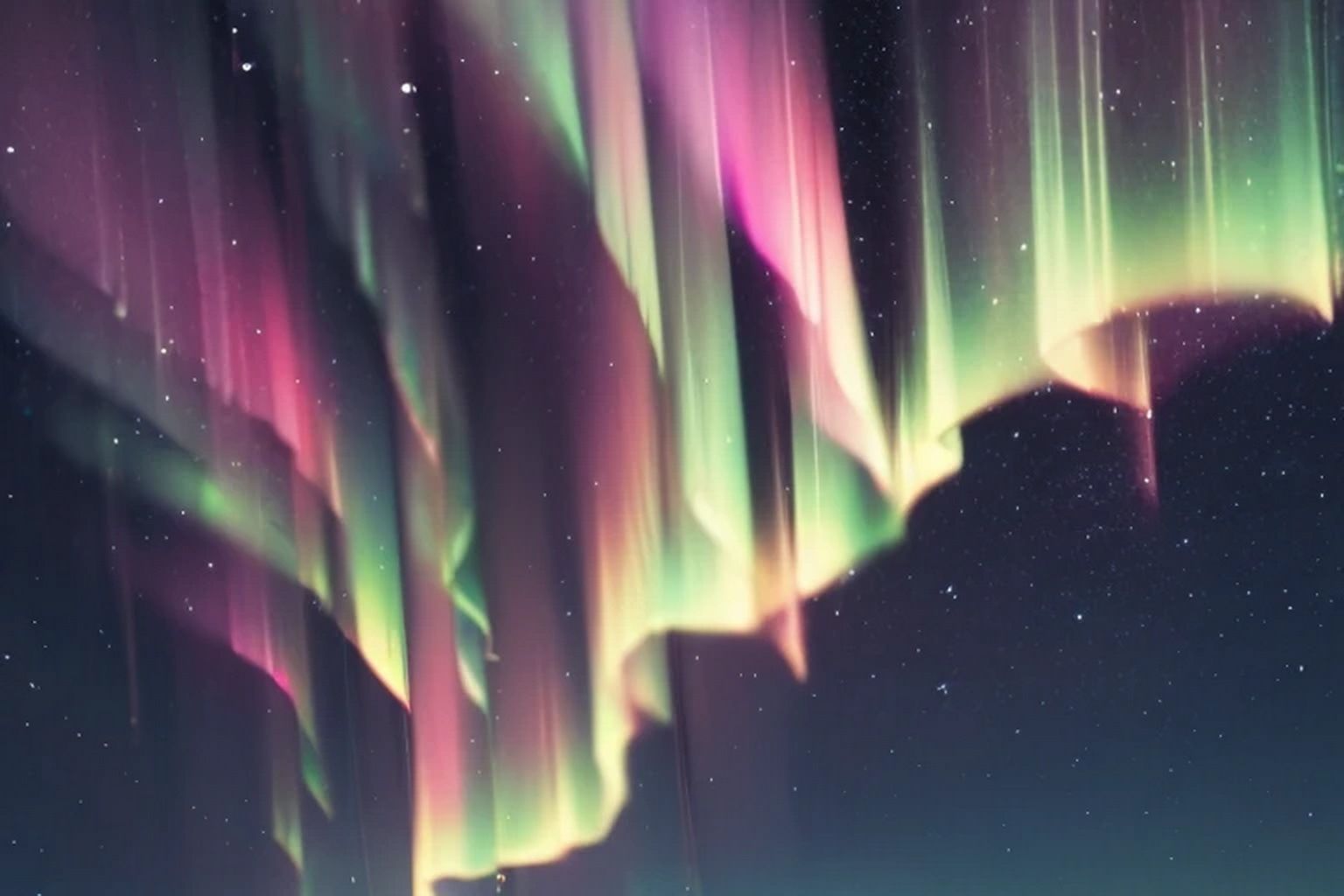 オーロラ  背景素材 - サンプル画像 3