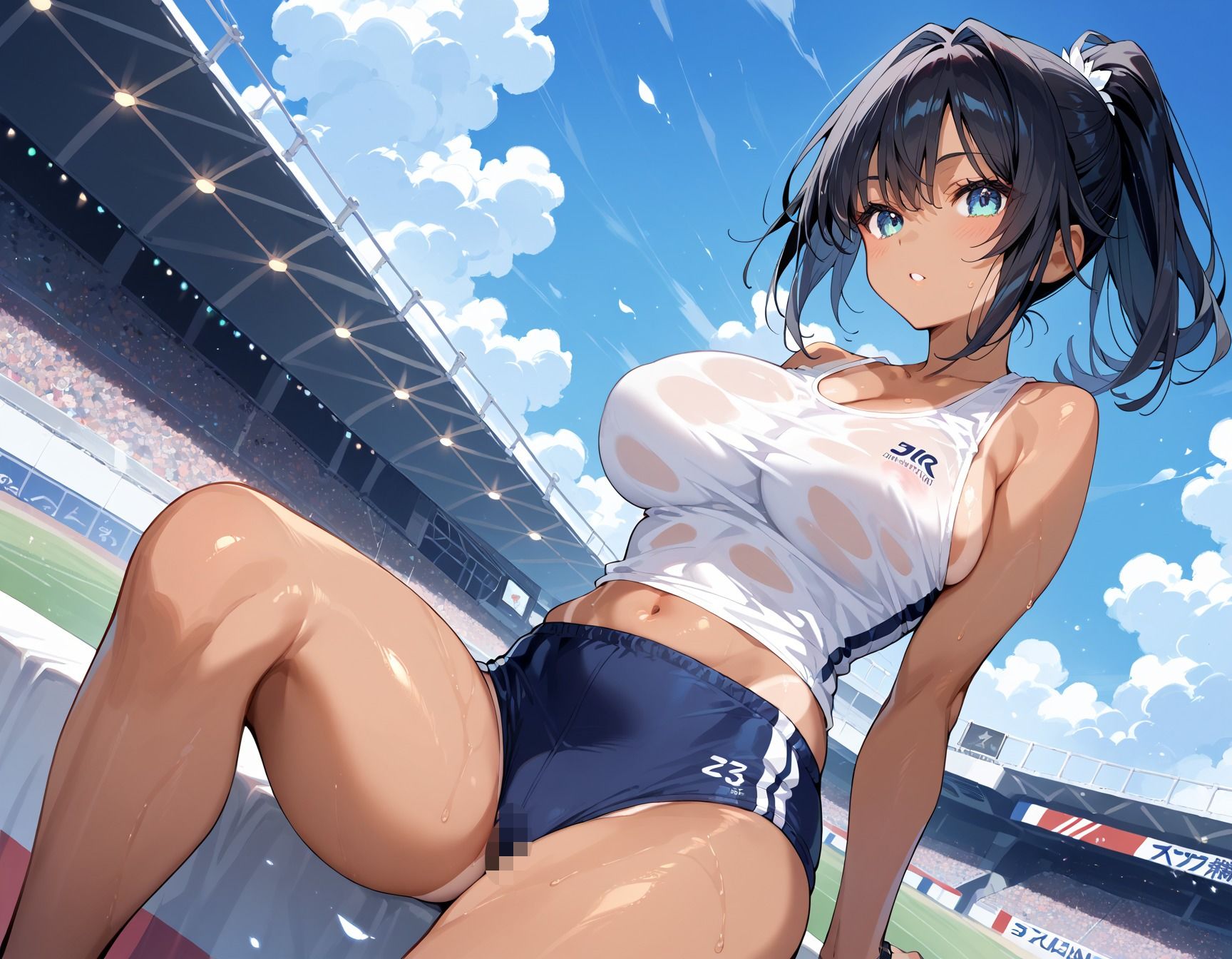 私立種付交尾学園〜陸上部のエース編〜 - サンプル画像 1