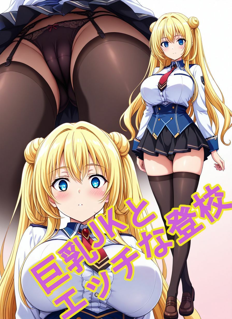 巨乳JKとエッチな登校 - サンプル画像 3