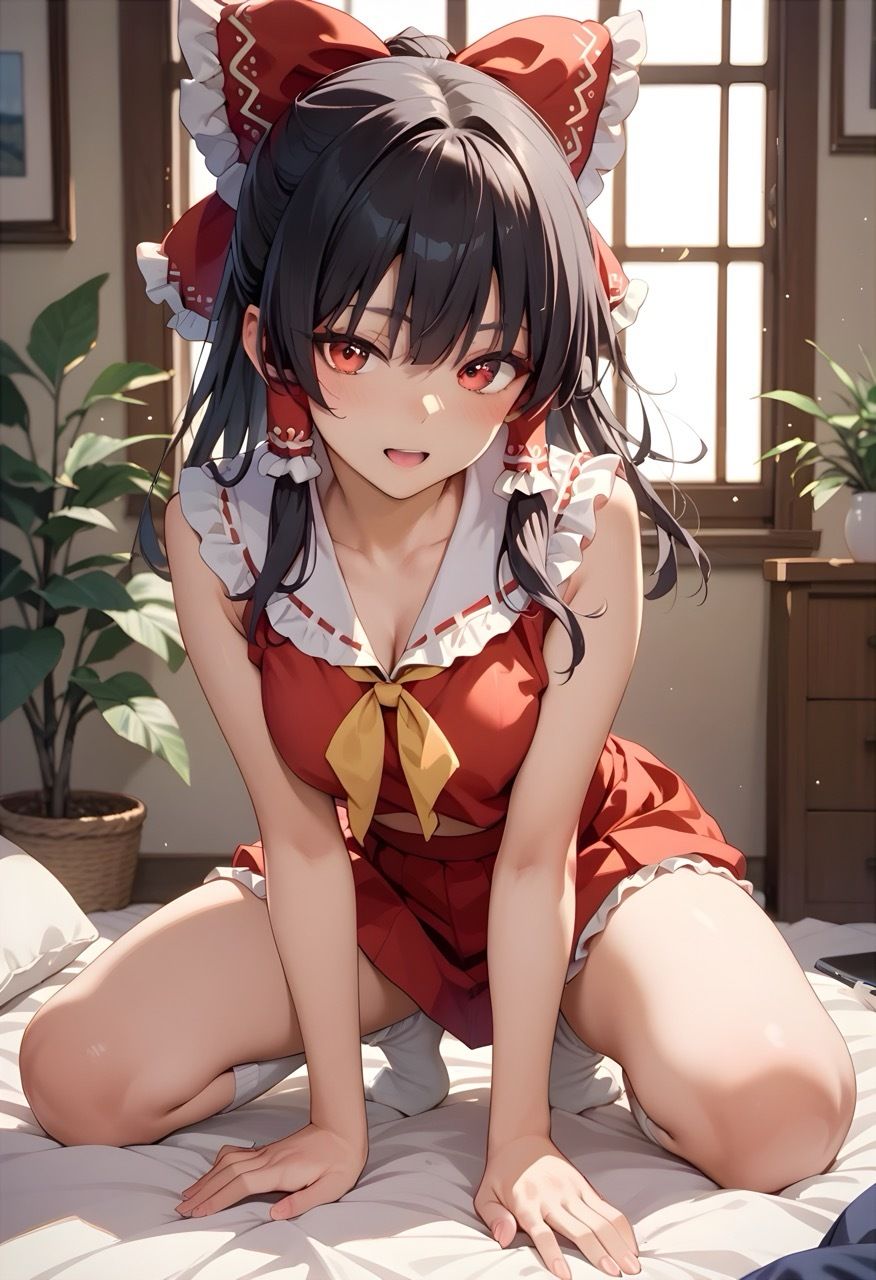 むっちむちな博麗霊夢と性交 - サンプル画像 2
