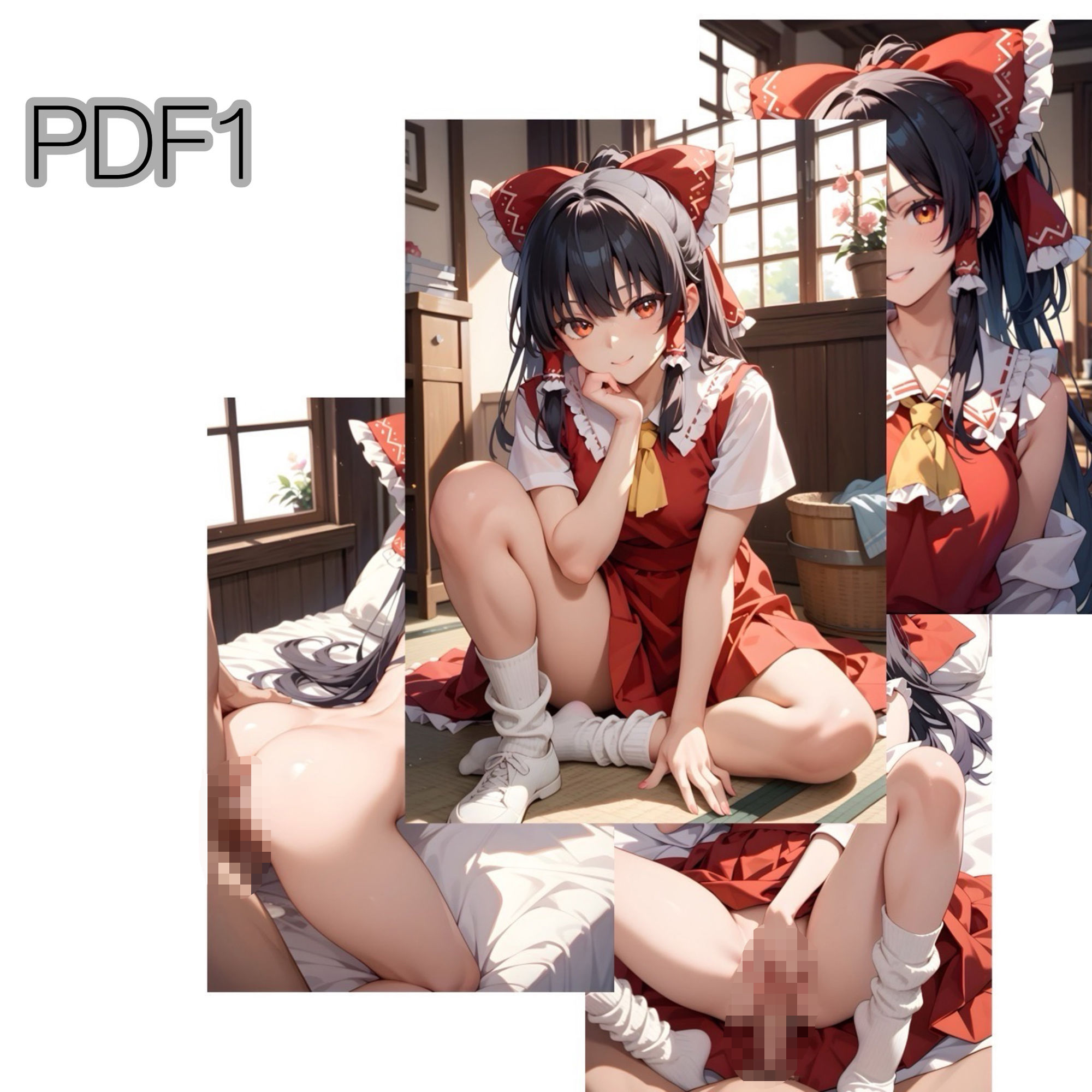 むっちむちな博麗霊夢と性交 - サンプル画像 3