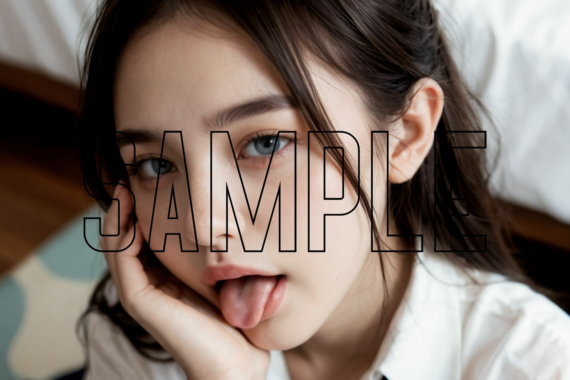 女子校生80人 顔面耽溺 - サンプル画像 2