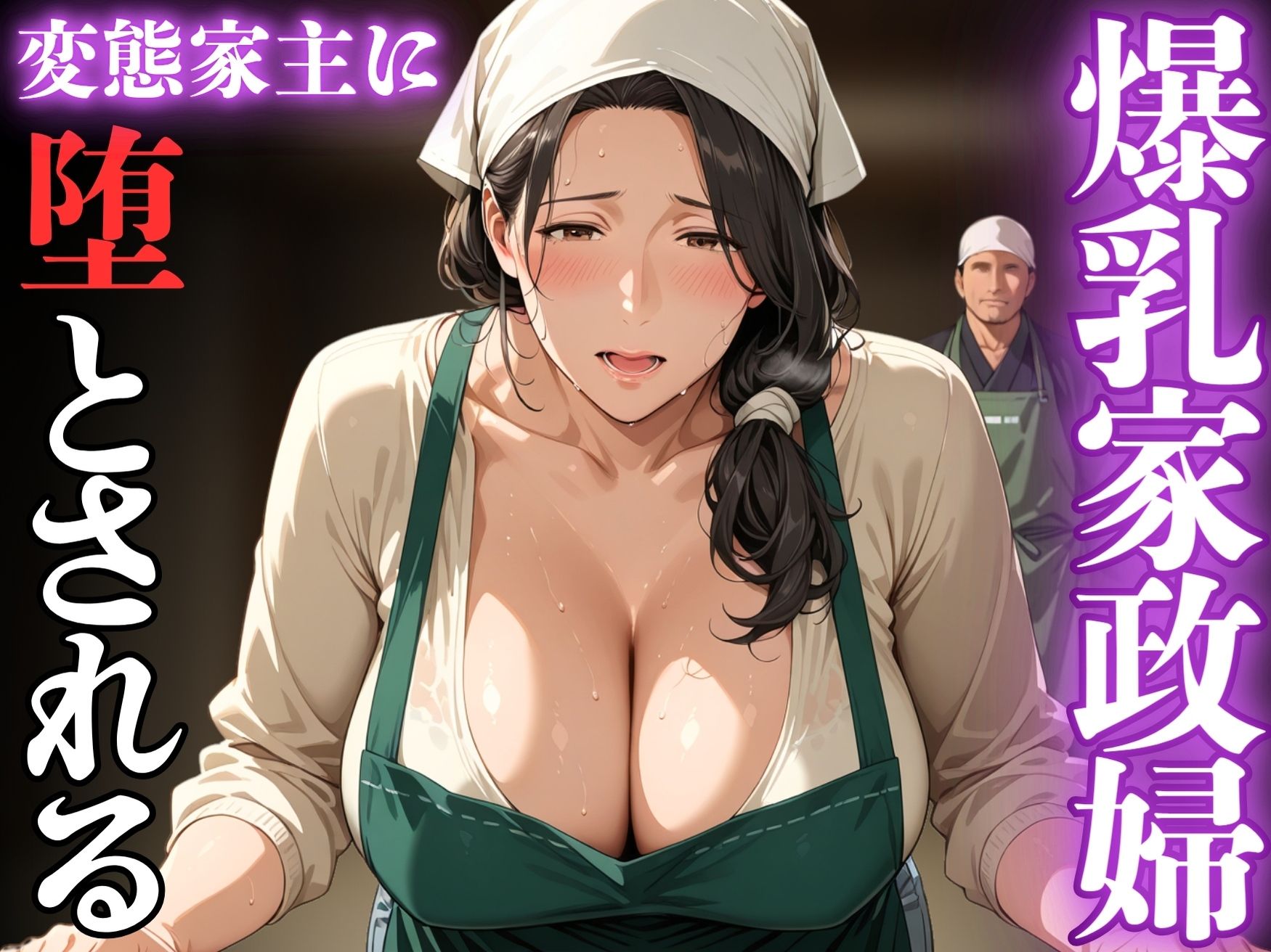 爆乳家政婦、変態家主に堕とされる。 - サンプル画像 1