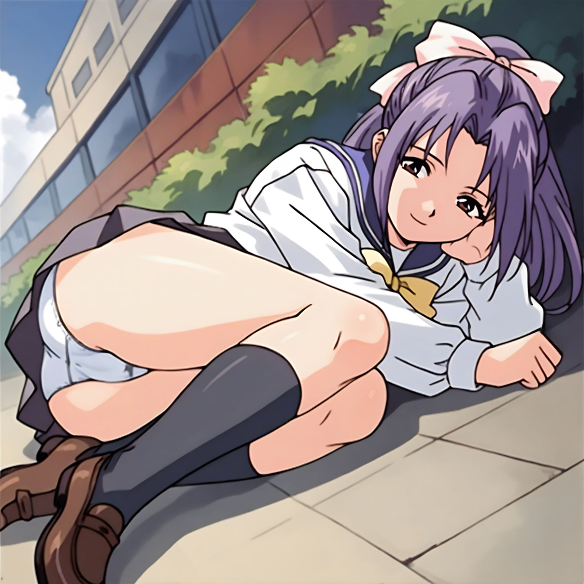 恋ヶ窪〇子パンチラCG集（全100枚） - サンプル画像 1