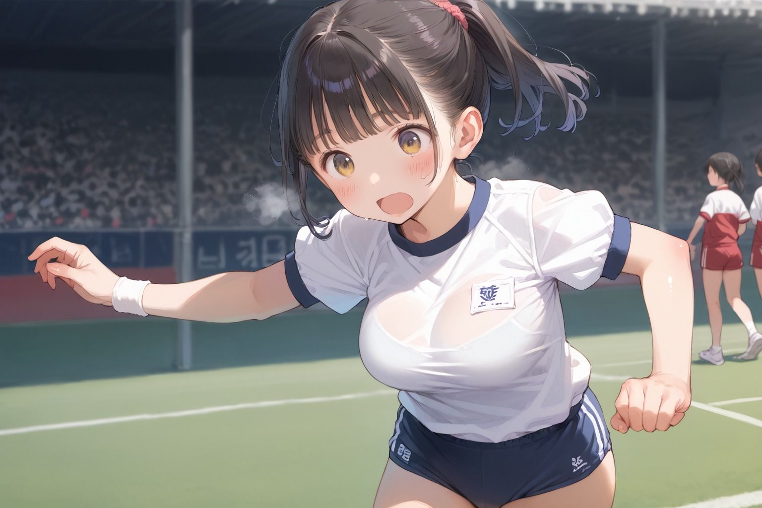 美少女たちの大人な運動会 - サンプル画像 1