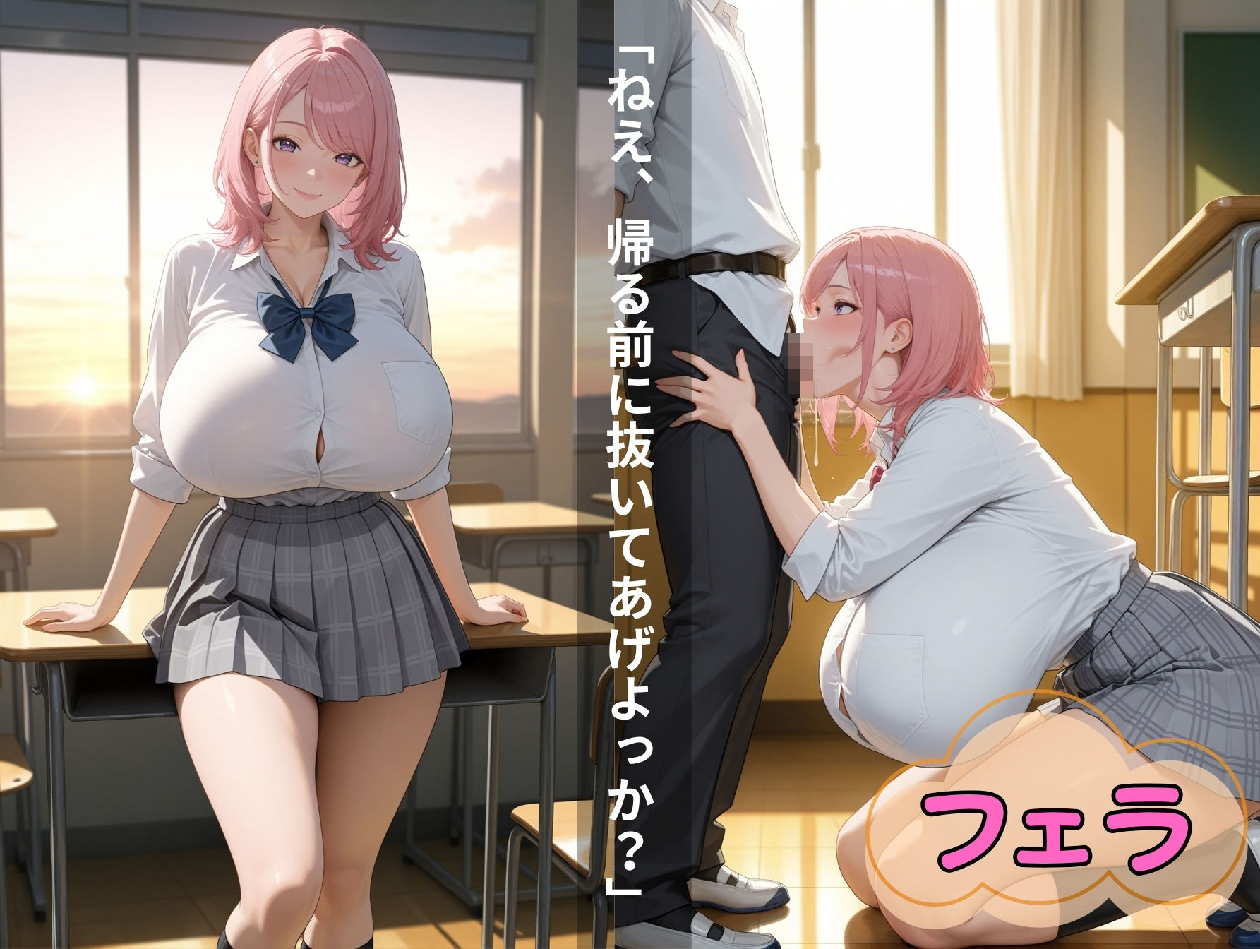 爆乳妹ギャルと子作り推進法で合法孕ませセックスし放題2 - サンプル画像 2