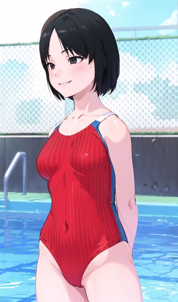 プール撮影会画像37枚＋既出画像128枚 - サンプル画像 1