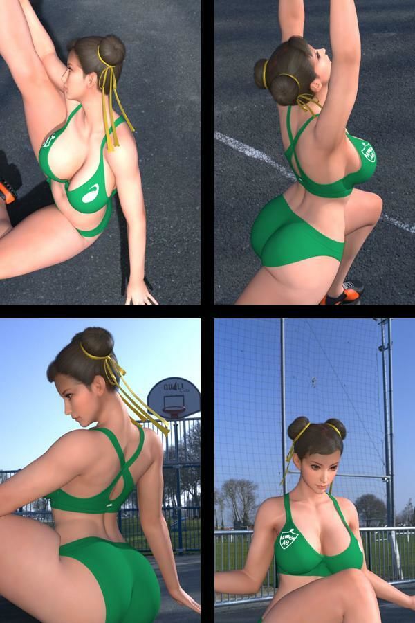 元祖中華女性格闘家 チュンリー（春麗）の写真集 麗しき春_05 - サンプル画像 2