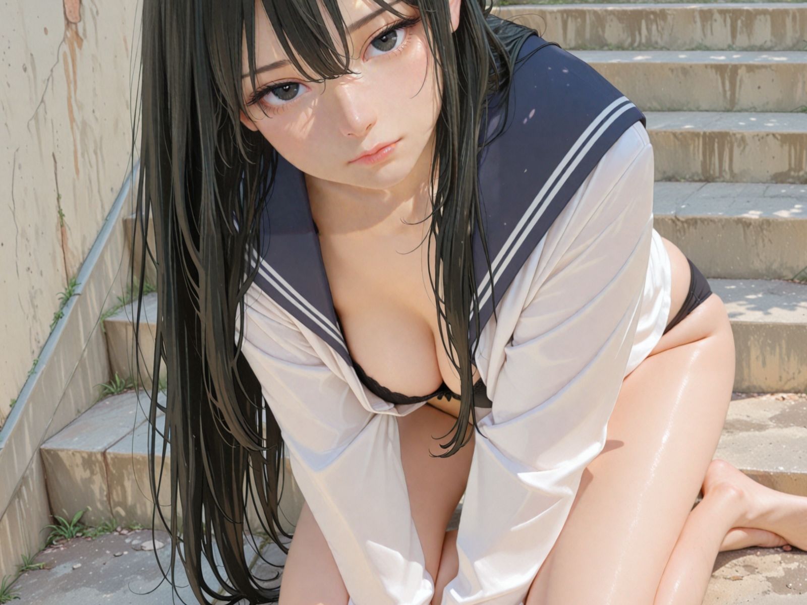 限界女子校生 - サンプル画像 4