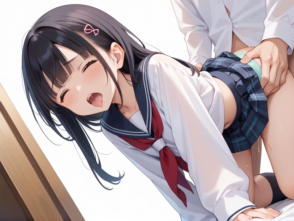 パイパン生徒会長は男子生徒の性処理係 - サンプル画像 2