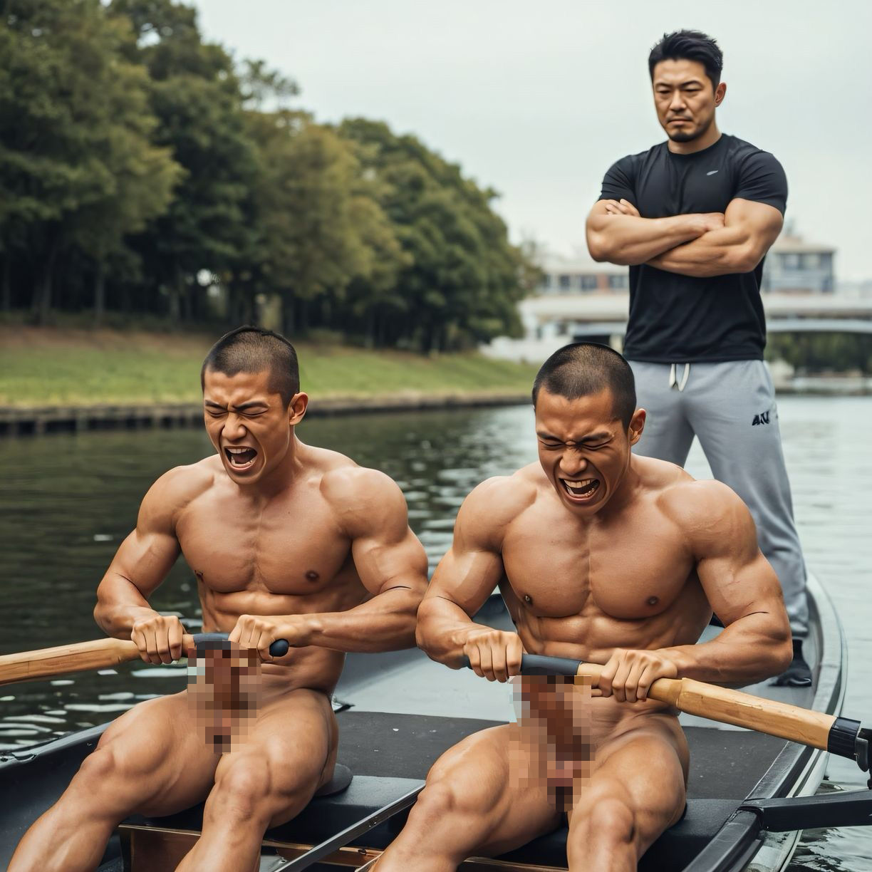 漕艇部特別訓練 - サンプル画像 2