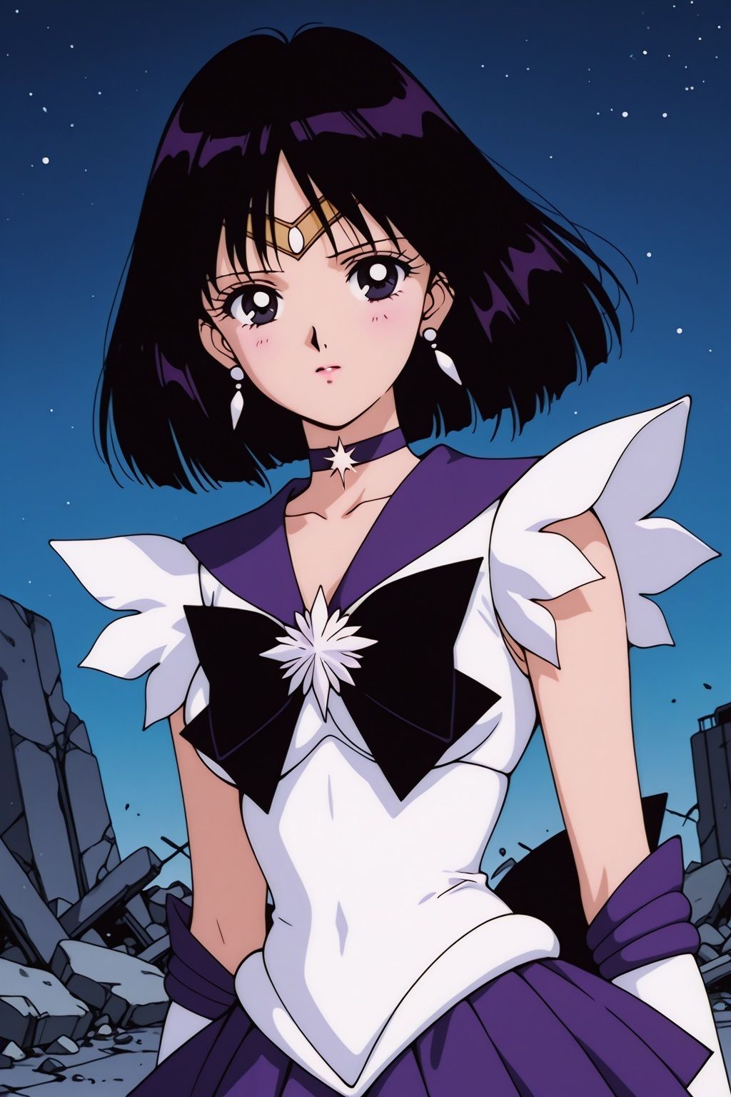 敗北ヒロイン 美少女戦士サターンの陥落 - サンプル画像 1