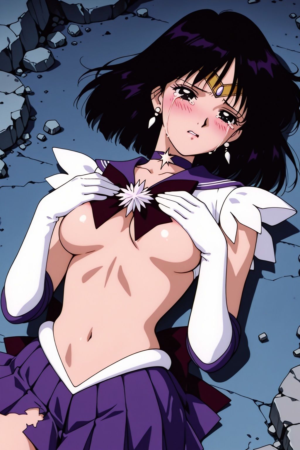 敗北ヒロイン 美少女戦士サターンの陥落 - サンプル画像 5