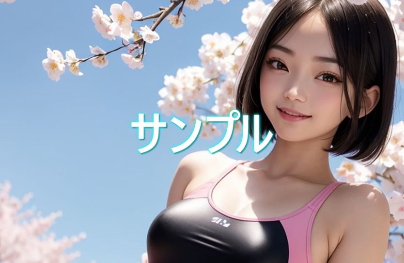 日々是競泳水着の彼女【4月】 - サンプル画像 1