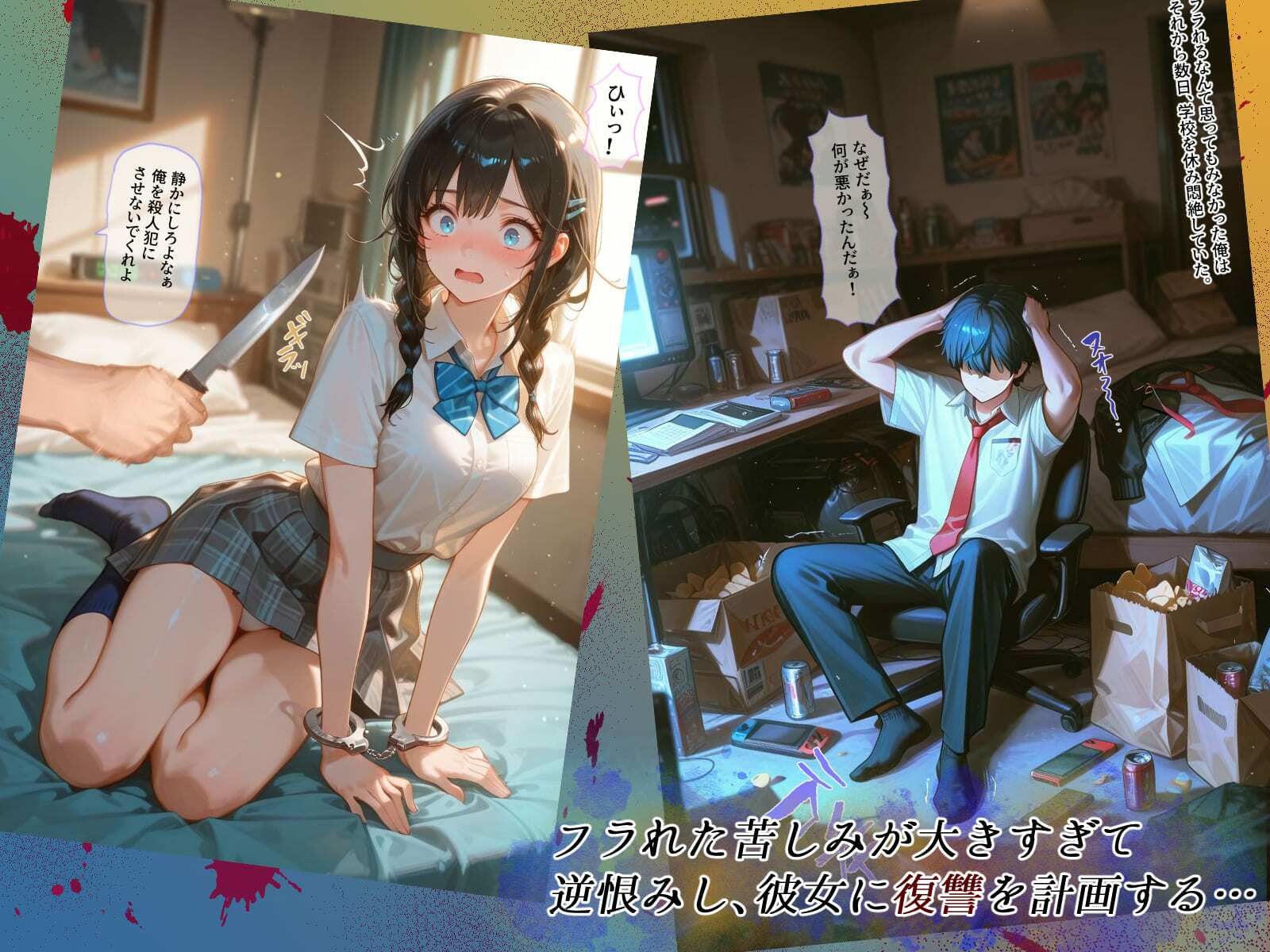 フラれた腹いせに問答無用の徹底破壊 - サンプル画像 2
