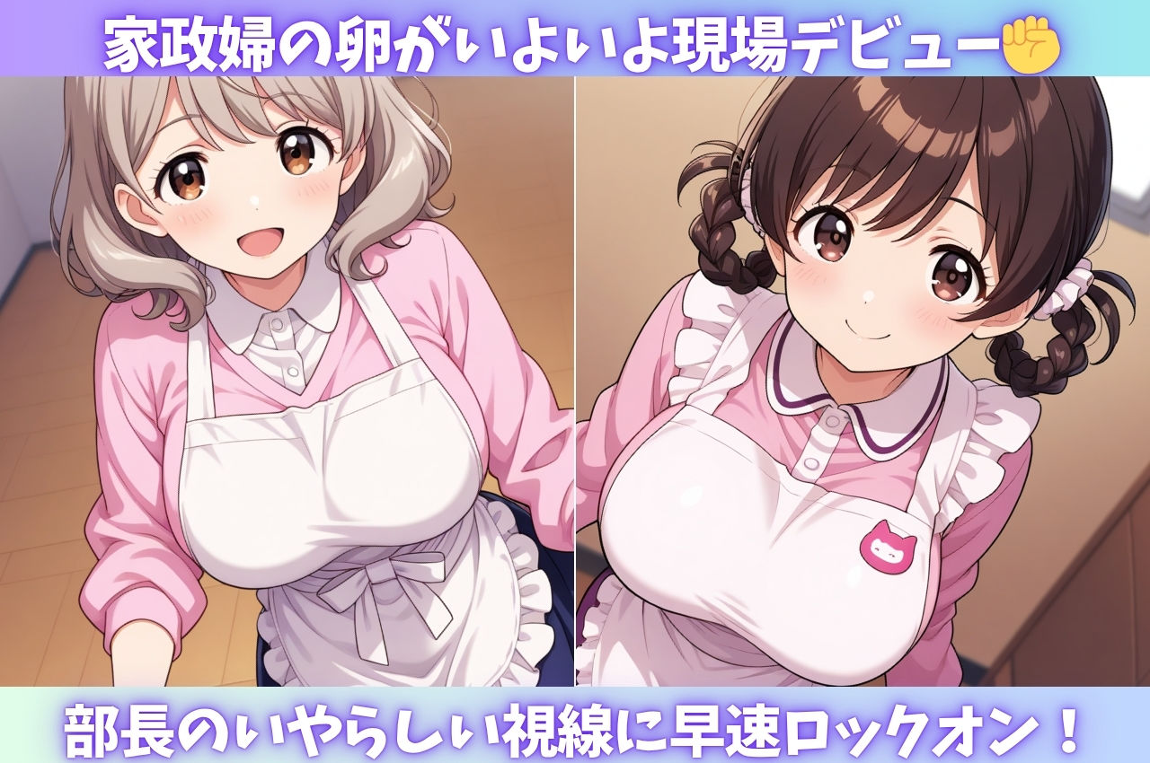 新米家政婦の処女子宮に連続中出し！ - サンプル画像 1