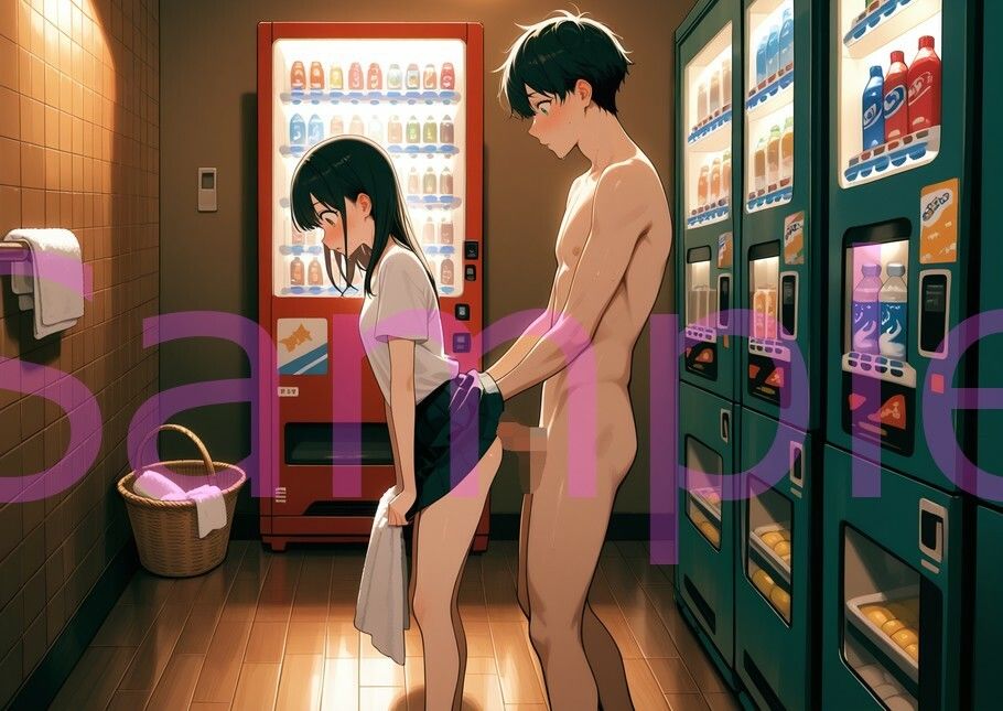 【CFNM】薄着で男風呂を掃除するムッツリ女子大生は無防備な男に興味が止まらない1 - サンプル画像 6