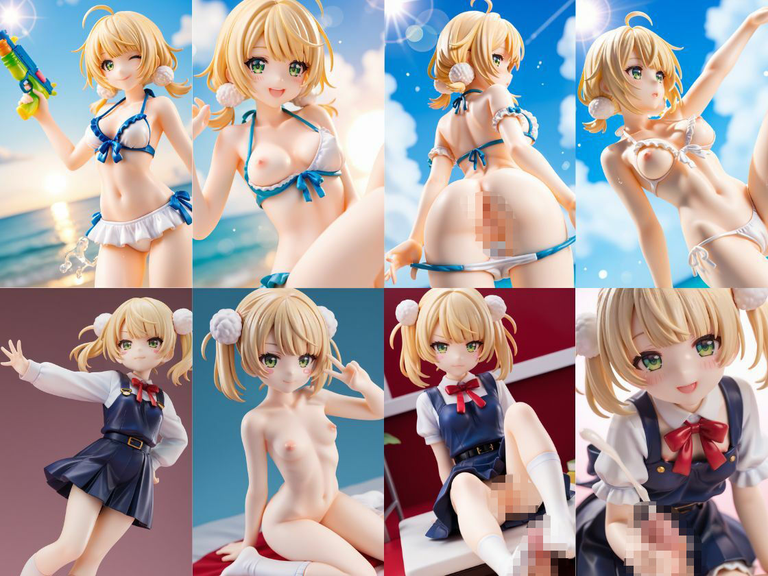 しぐ〇うい フィギュア風イラストコレクション - サンプル画像 3