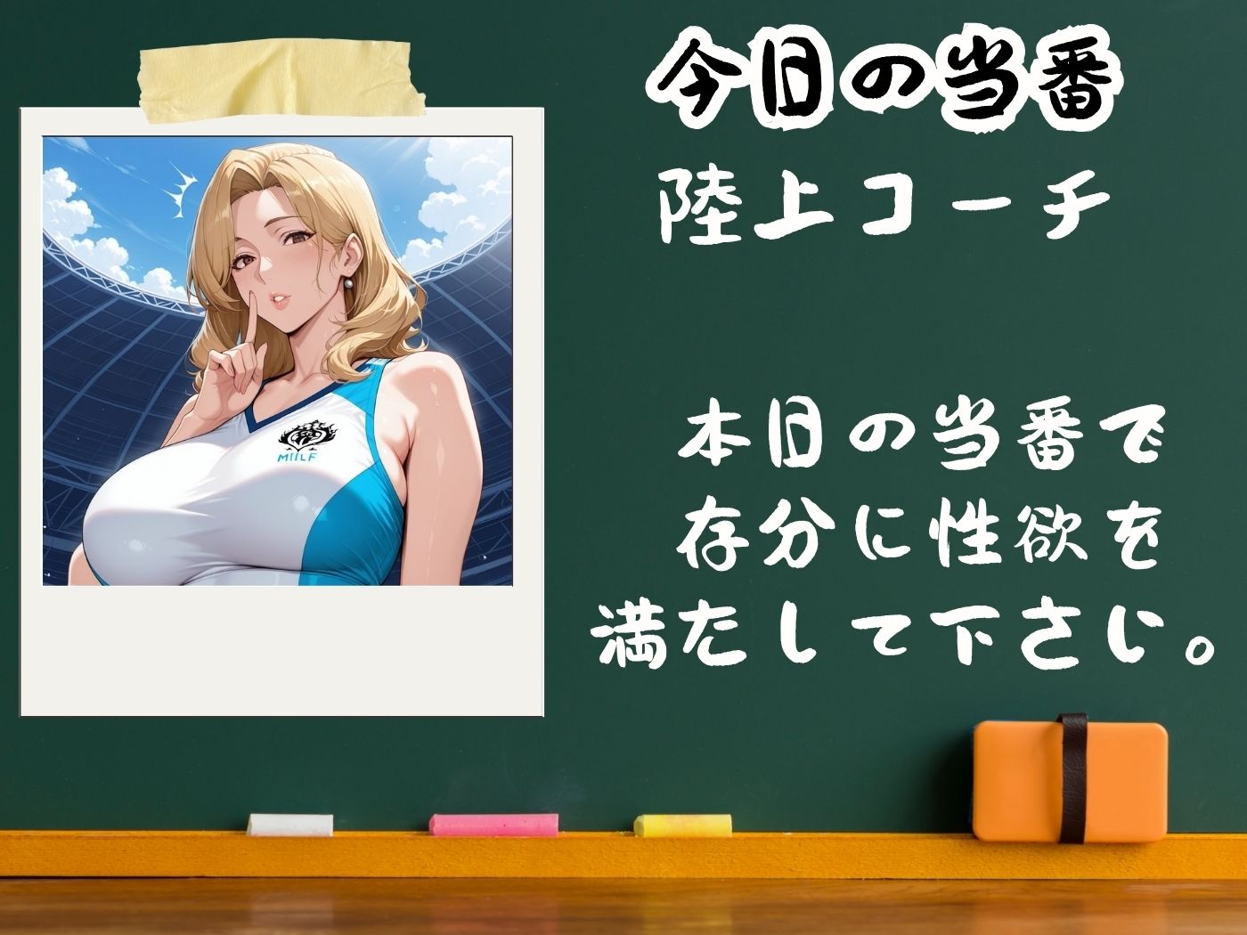今日の性直担当は君達だ〜人妻×陸上コーチ編〜 - サンプル画像 2
