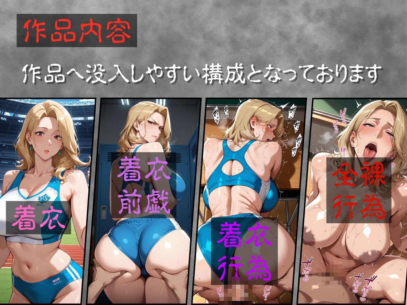 今日の性直担当は君達だ〜人妻×陸上コーチ編〜 - サンプル画像 3