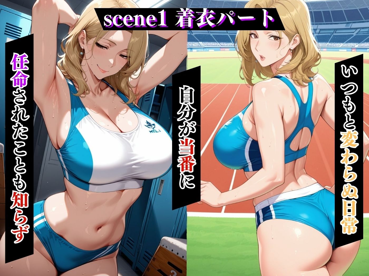 今日の性直担当は君達だ〜人妻×陸上コーチ編〜 - サンプル画像 4