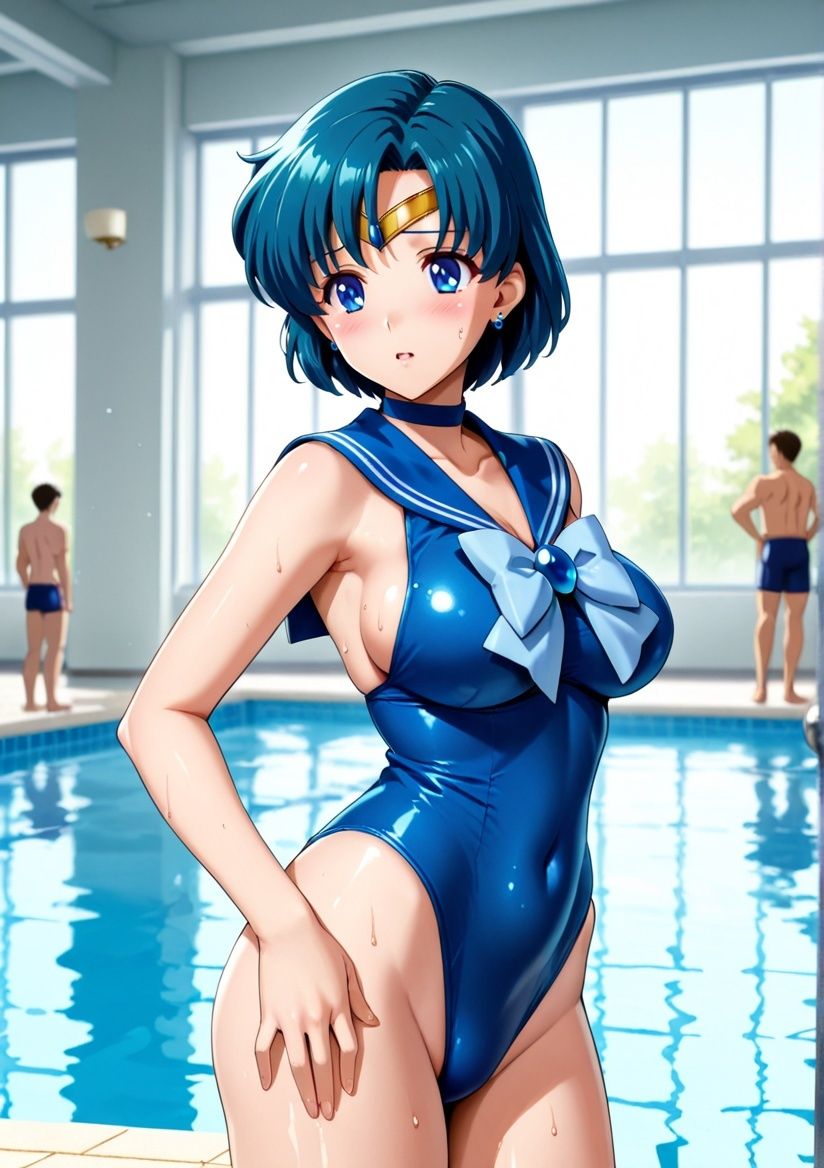 クラスの一軍女子セーラーマー〇ュリーは発情期 - サンプル画像 3