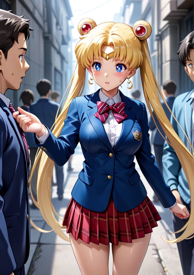 クラスの一軍女子セーラー〇ーンは発情期 - サンプル画像 2