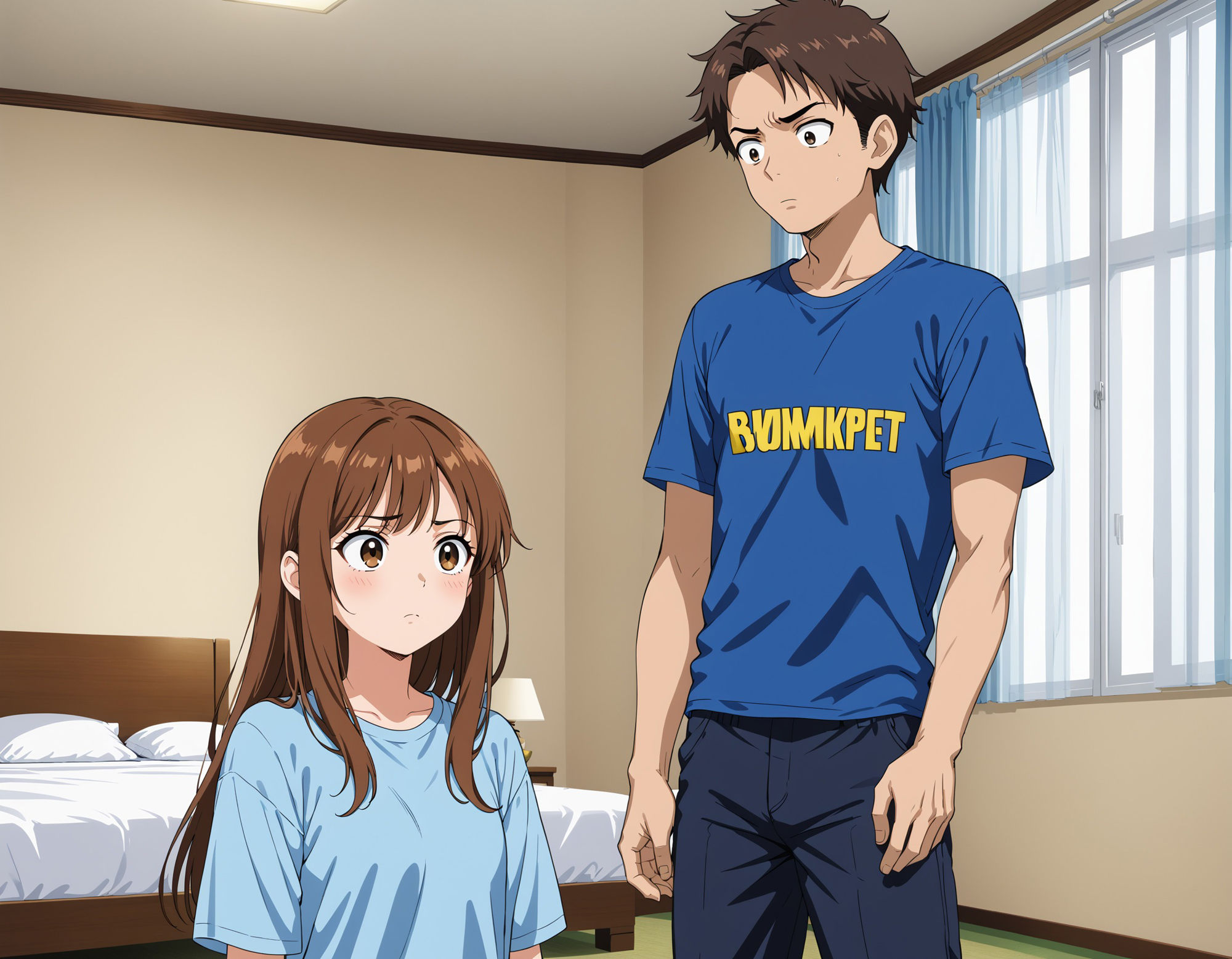 無邪気な彼女の妹が終電逃して泊まりにきた - サンプル画像 8