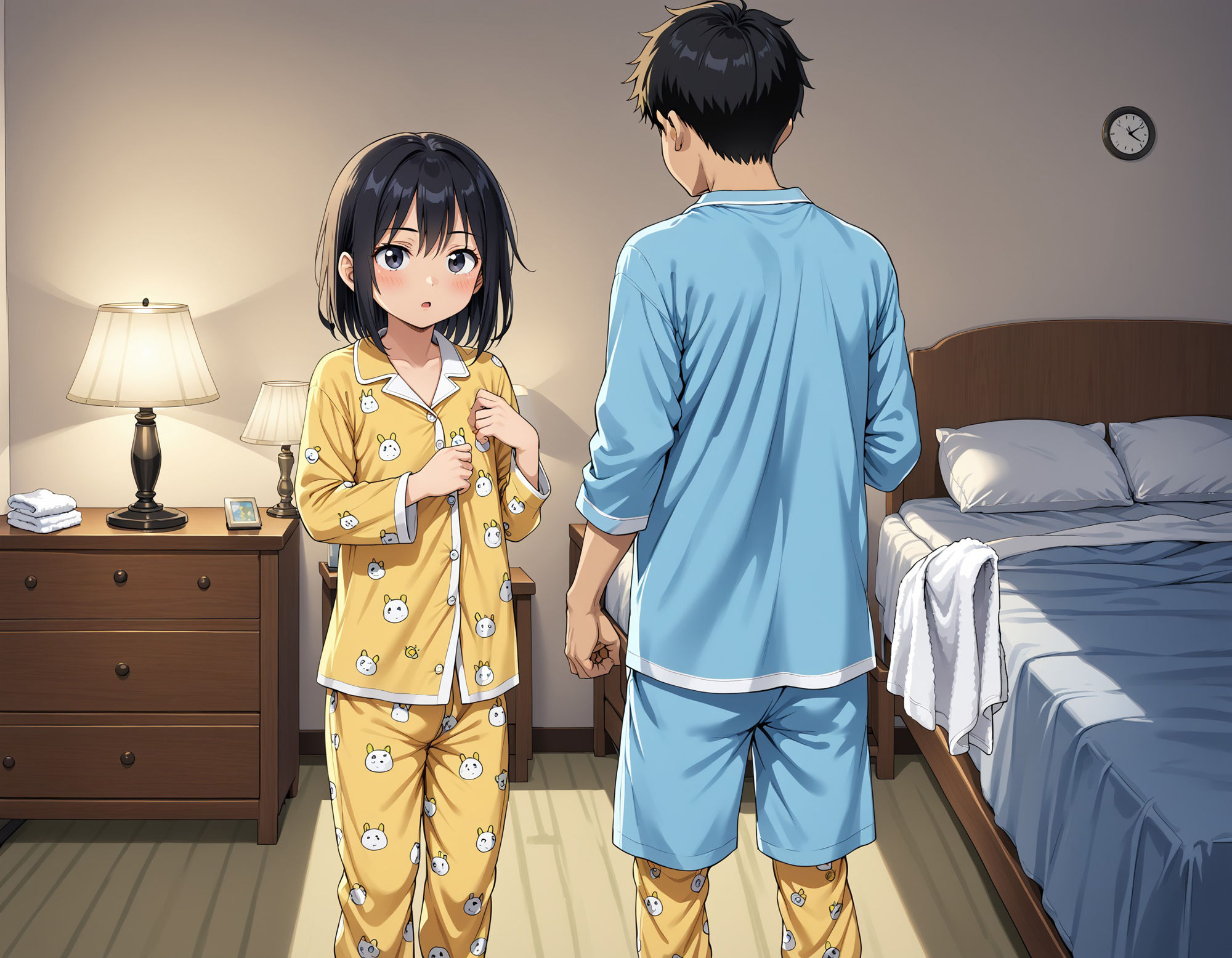 無邪気な彼女の妹が終電逃して泊まりにきた - サンプル画像 9