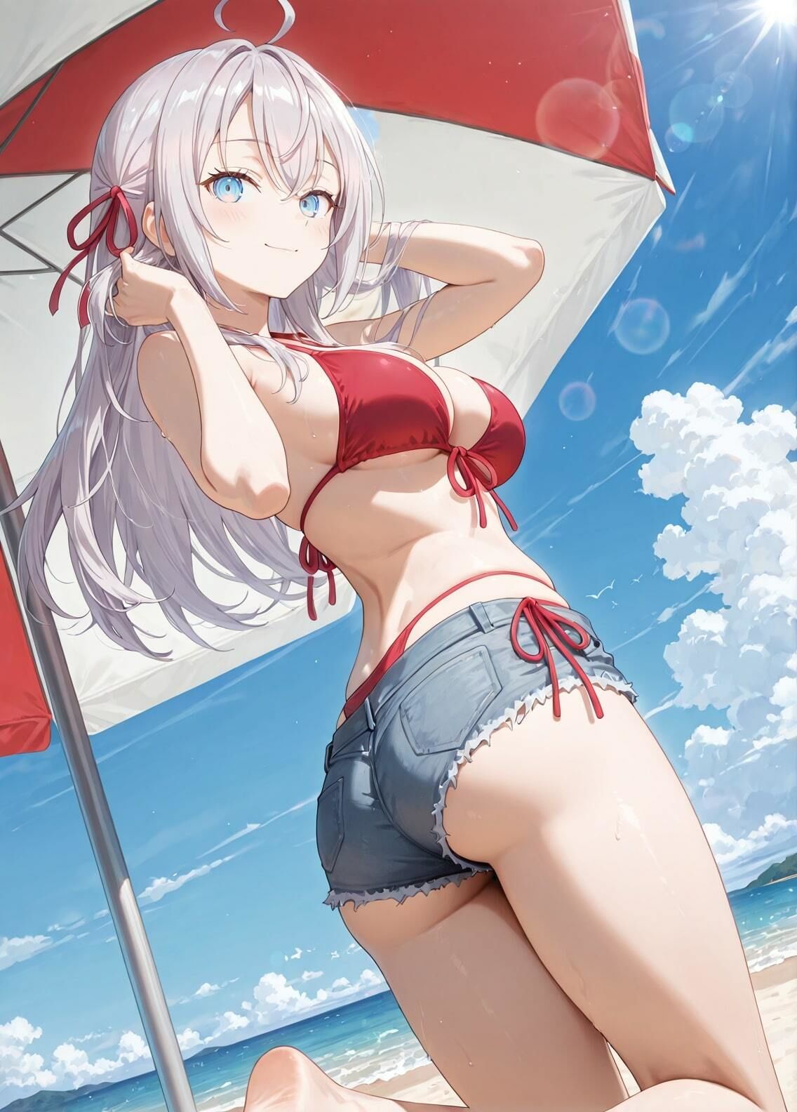 「時々ボソッとロシア語でデレる隣のアーリャさん」アリサ・ミハイロヴナ・九条セクシー写真集15（全500枚） - サンプル画像 1