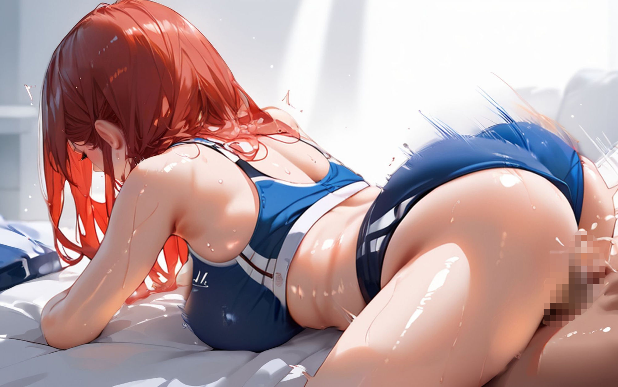 【スマホ横置き推奨】激カワ女子アスリートがチ○ポを連続生ハメ！またがり腰振りヌキまくり！！ - サンプル画像 6