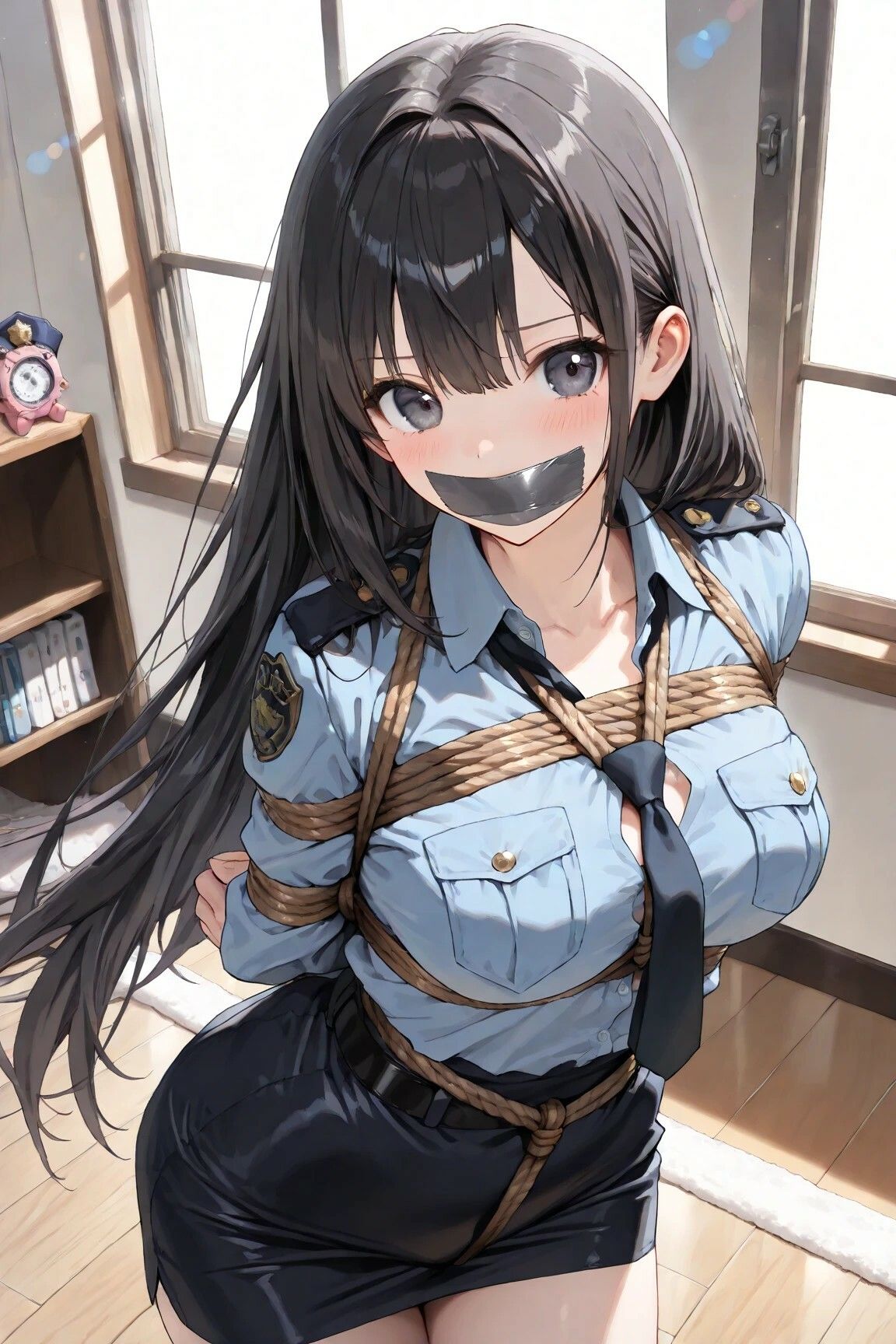 【婦警絶望】辱めの緊縛一覧集 - サンプル画像 1