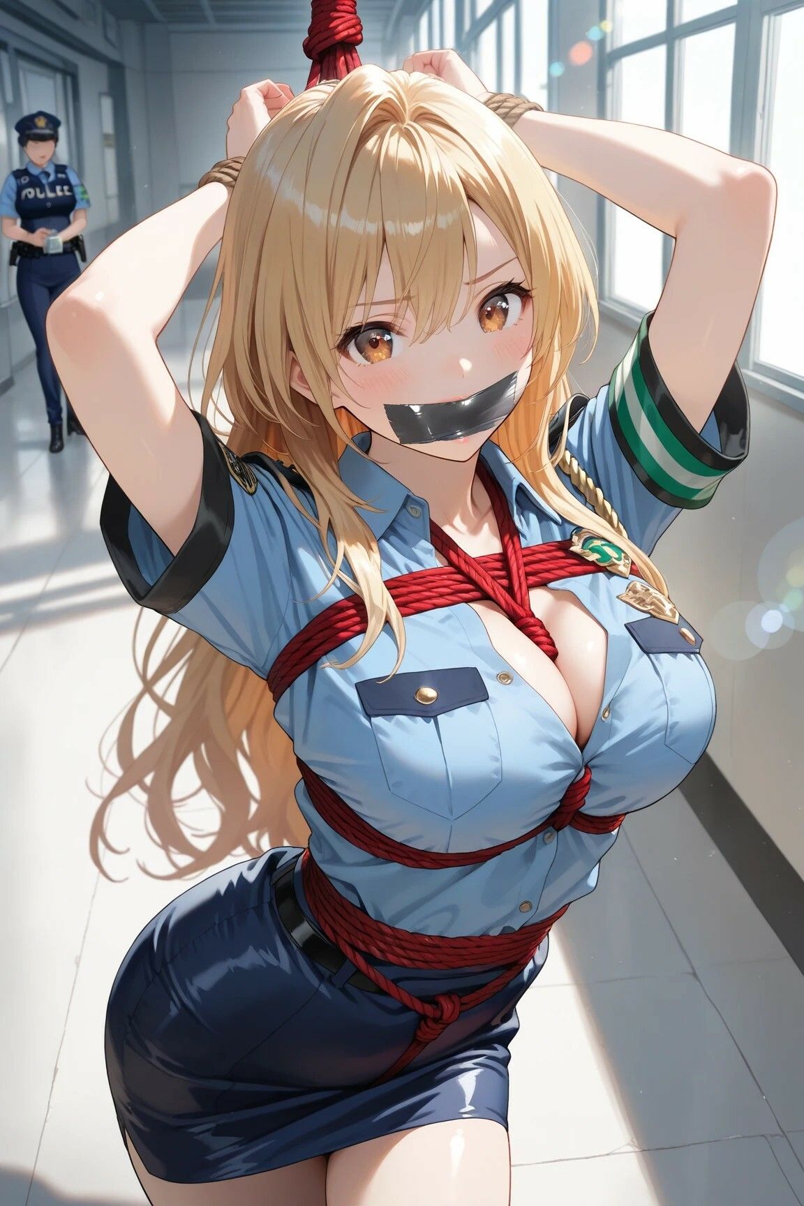 【婦警絶望】辱めの緊縛一覧集 - サンプル画像 4