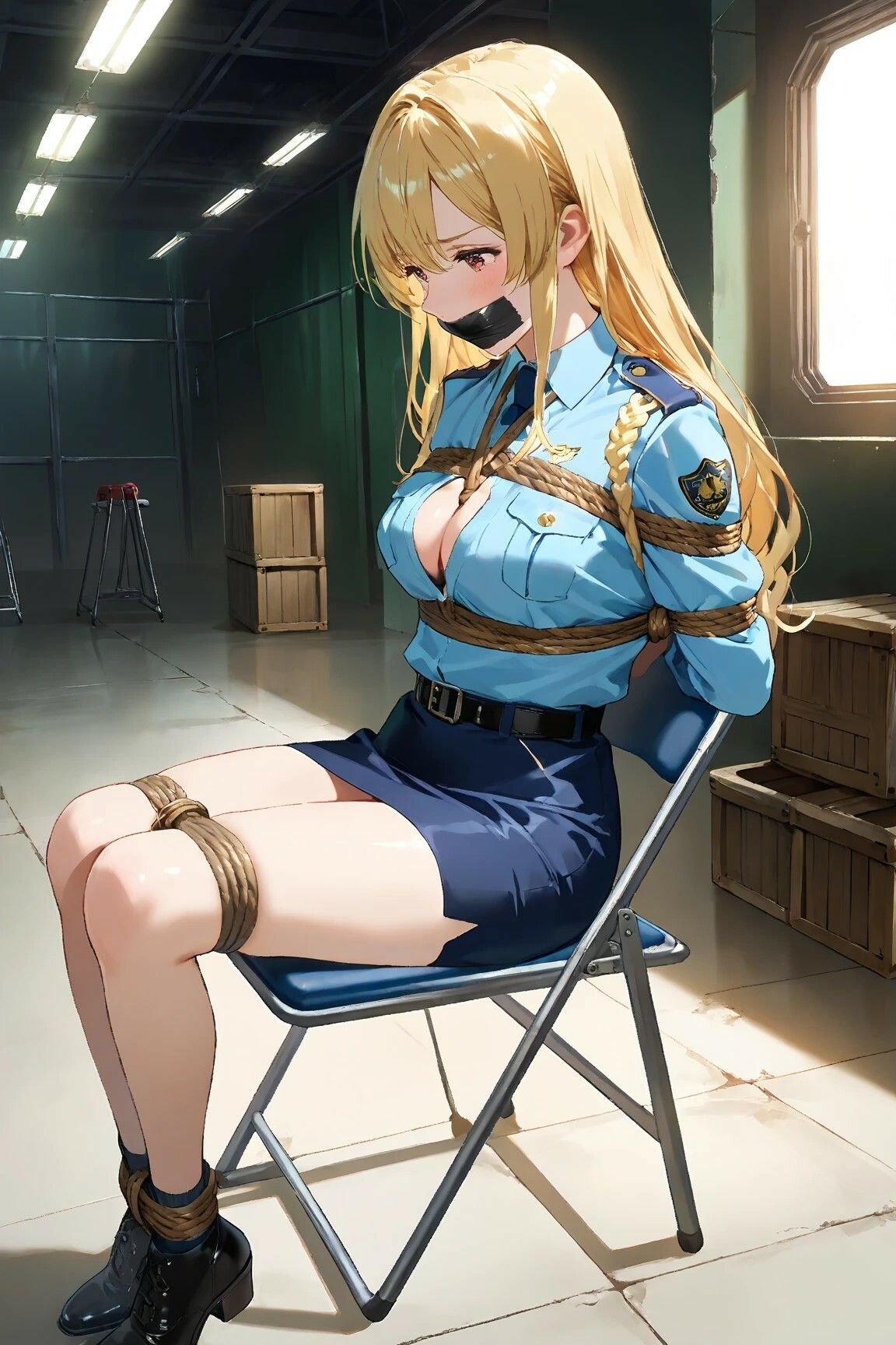 【婦警絶望】辱めの緊縛一覧集 - サンプル画像 5