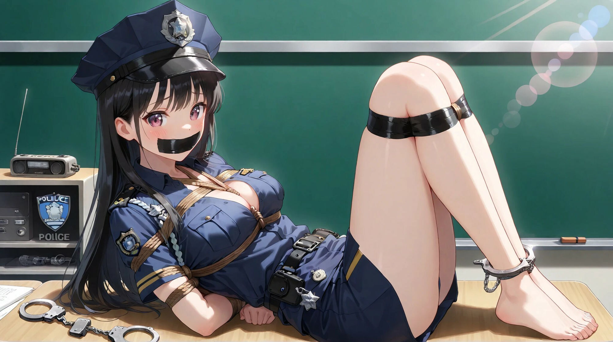 【婦警絶望】辱めの緊縛一覧集 - サンプル画像 8