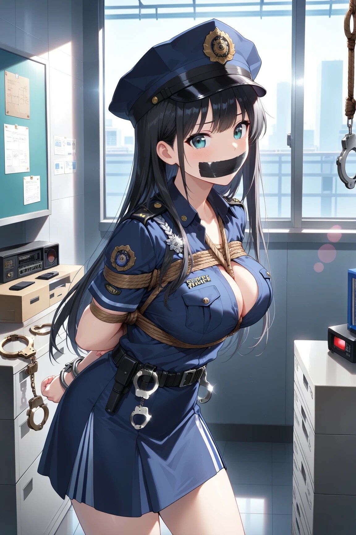 【婦警絶望】辱めの緊縛一覧集 - サンプル画像 9