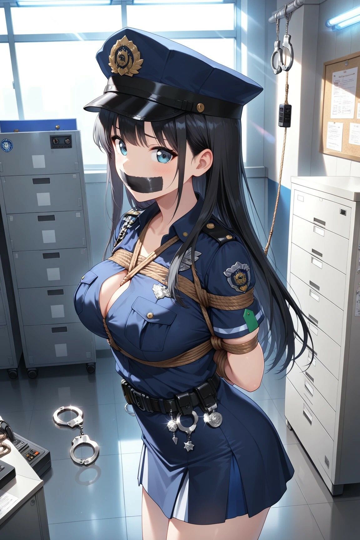 【婦警絶望】辱めの緊縛一覧集 - サンプル画像 10