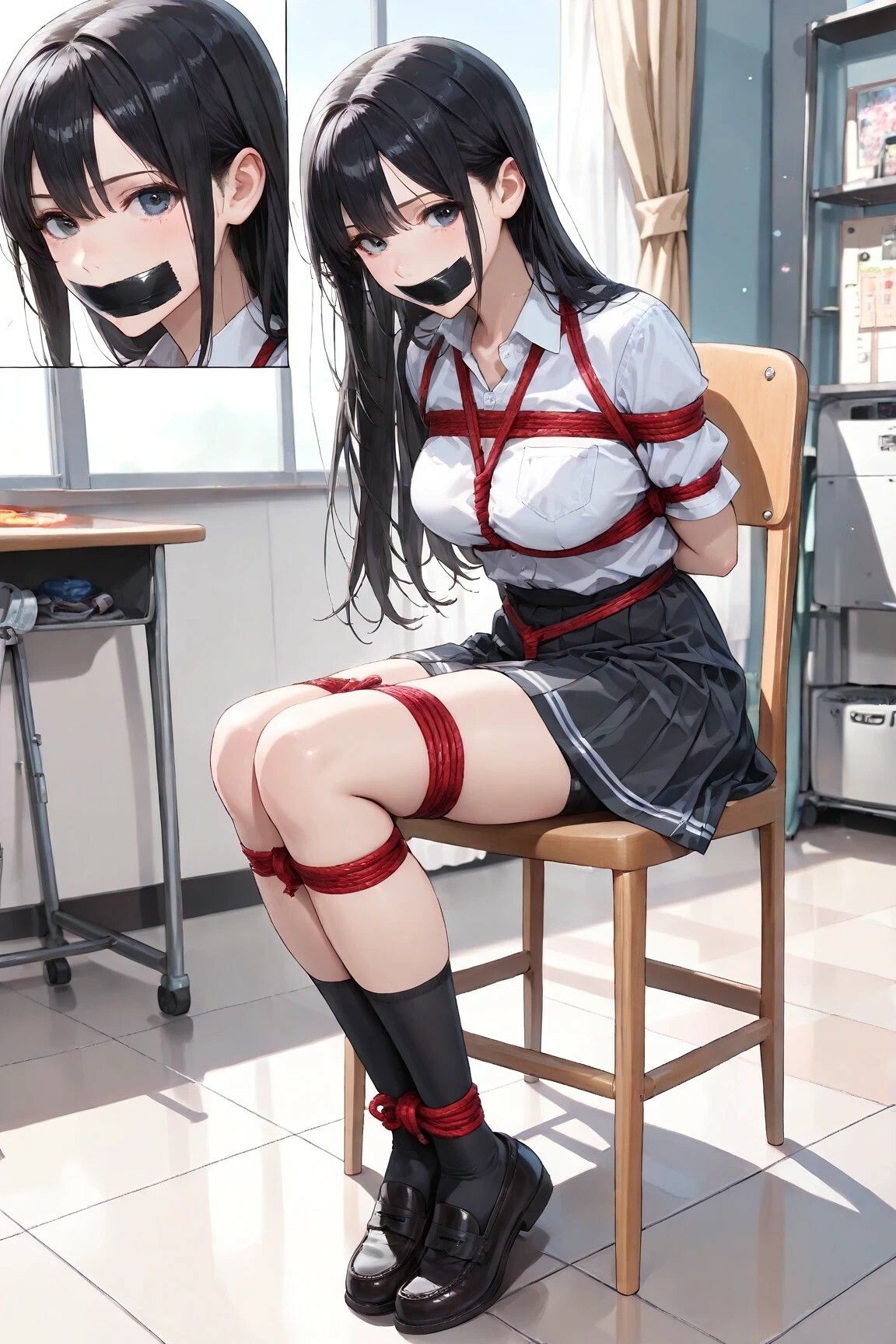 【学園アイドル緊縛】狙われた優等生 - サンプル画像 3