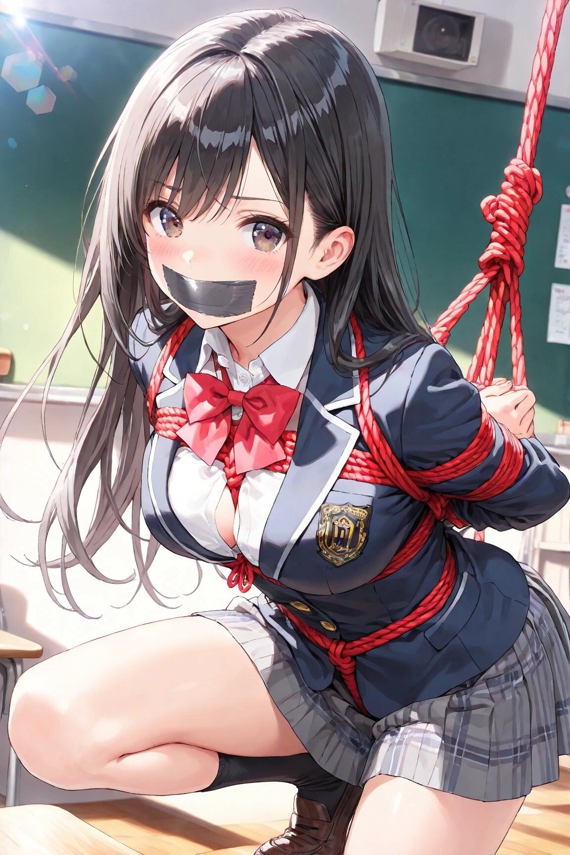 【学園アイドル緊縛】狙われた優等生 - サンプル画像 8