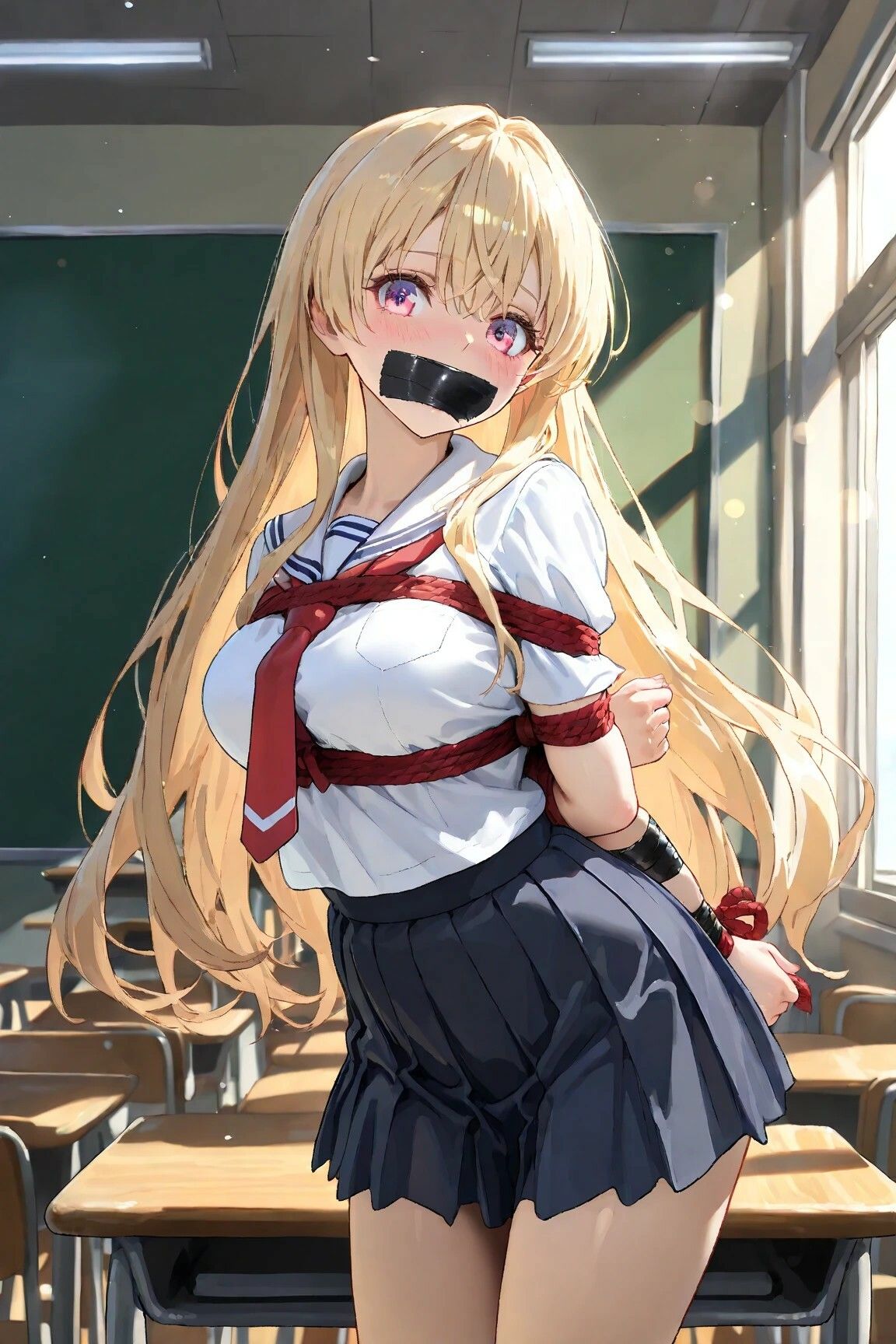 【学園アイドル緊縛】狙われた優等生 - サンプル画像 9