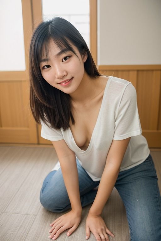 見せてる？胸元油断お姉さん - サンプル画像 9