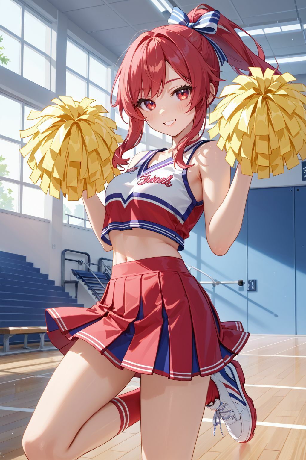 絶頂☆応援  チア部の濃厚ご奉仕 - サンプル画像 1