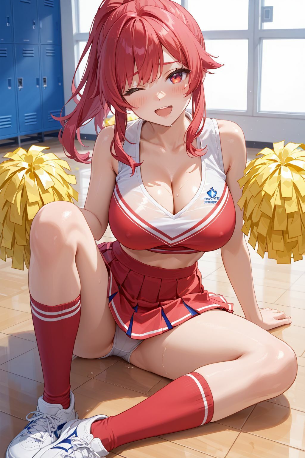 絶頂☆応援  チア部の濃厚ご奉仕 - サンプル画像 2