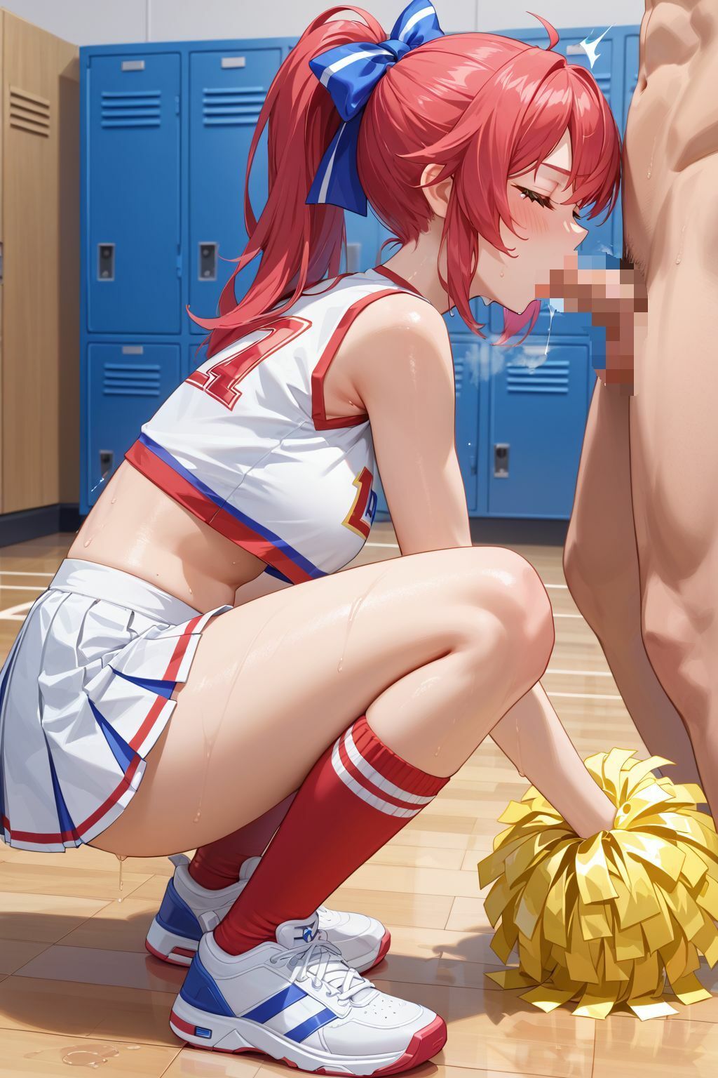 絶頂☆応援  チア部の濃厚ご奉仕 - サンプル画像 3