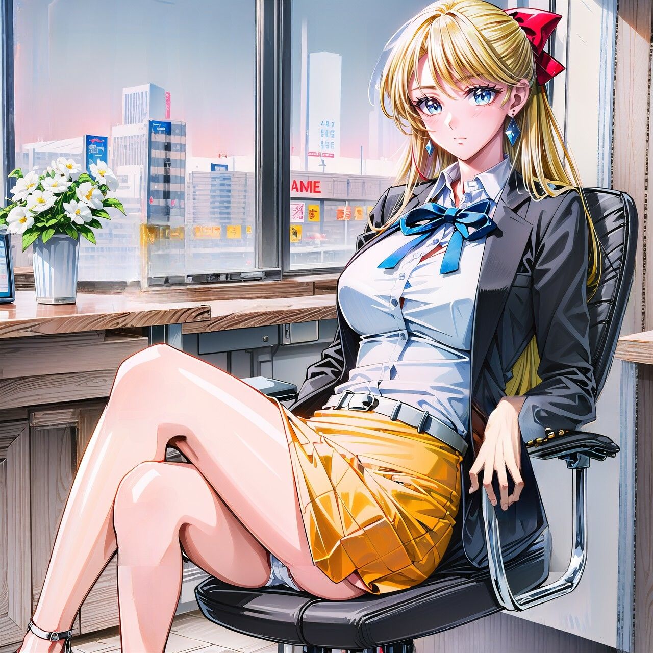ギャルでビッチの美〇ちゃんはアヘ顔が板についてますね_玩具目隠し編 - サンプル画像 7