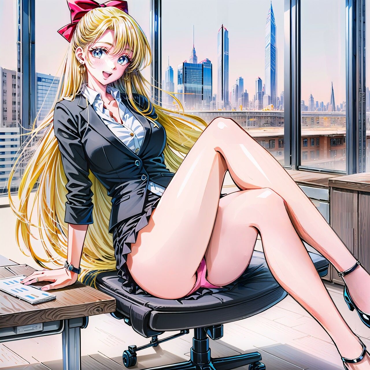 ギャルでビッチの美〇ちゃんはアヘ顔が板についてますね_玩具目隠し編 - サンプル画像 9