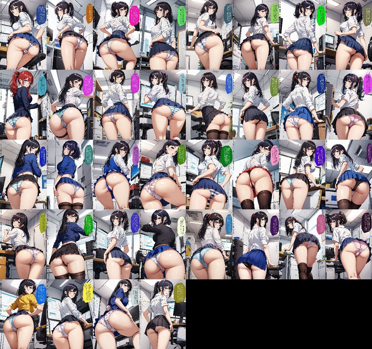 デカ尻OLのパンティ事情、知りたくない？ Vol.3 - サンプル画像 10