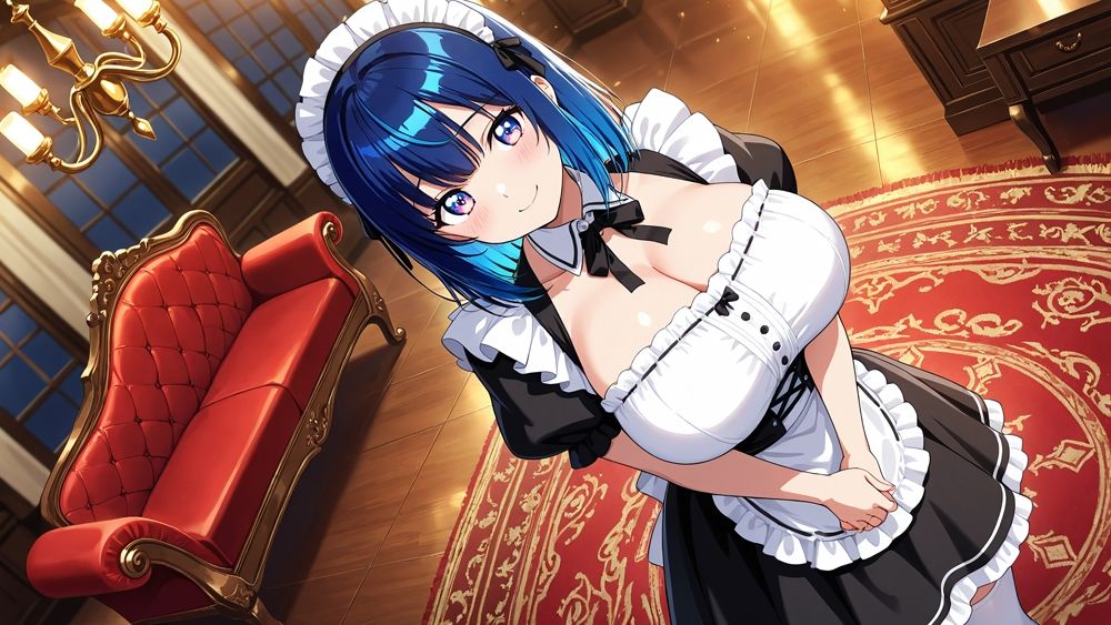 爆乳青髪アイドルと緑髪モデルがカメラマンと孕ませ撮影【4K】 - サンプル画像 4